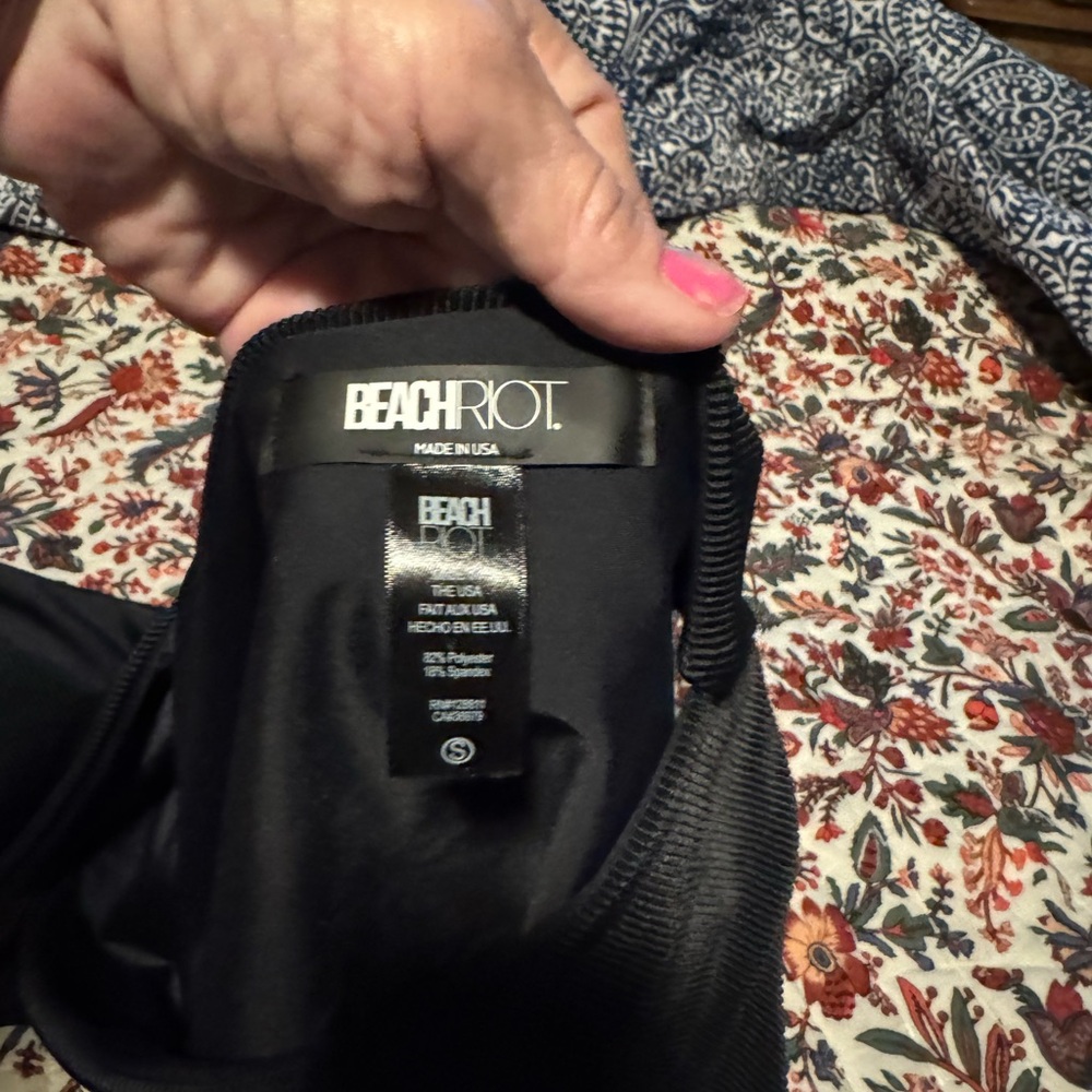 Beach Riot Elegant Black Swimwear